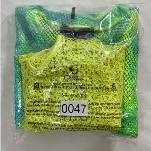 Swim Cover Top Lot, Set of 2 ~ In fun, neon colors - Picture 9 of 9